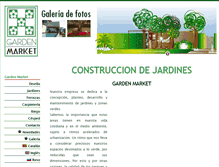 Tablet Screenshot of gardenmarket.es